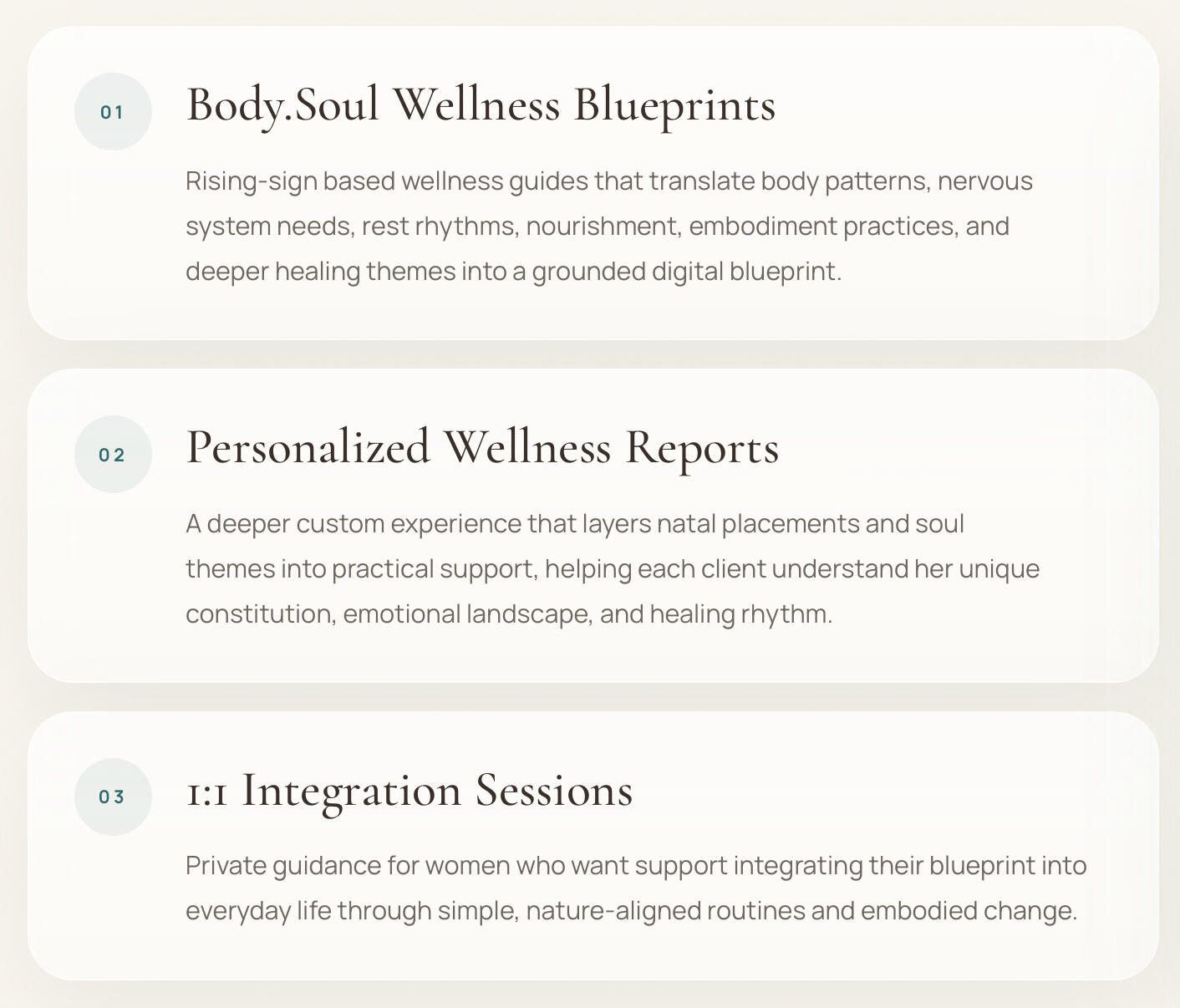 Body Soul Offerings